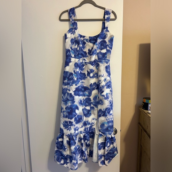 Sachin and Babi Laura dress in blue and white - Picture 8 of 9